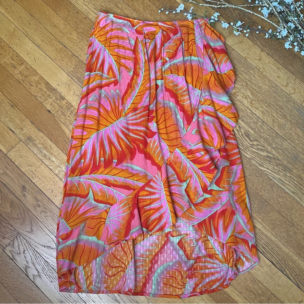 CYNTHIA ROWLEY High Low Ruffle Skirt - Picture 3 of 12
